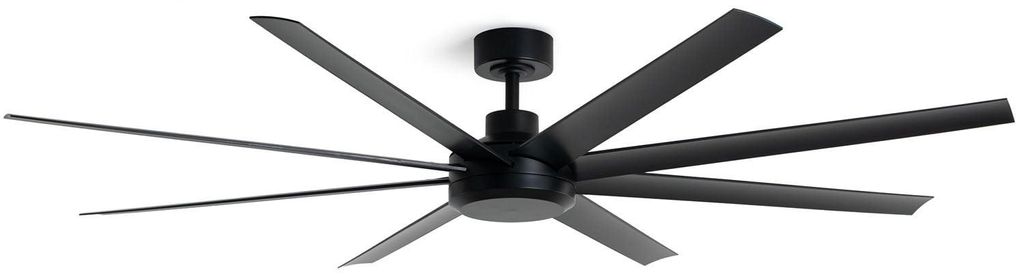 Deckenventilator ohne Licht Lautlos DC Hidra  Schwarz Produktbild 