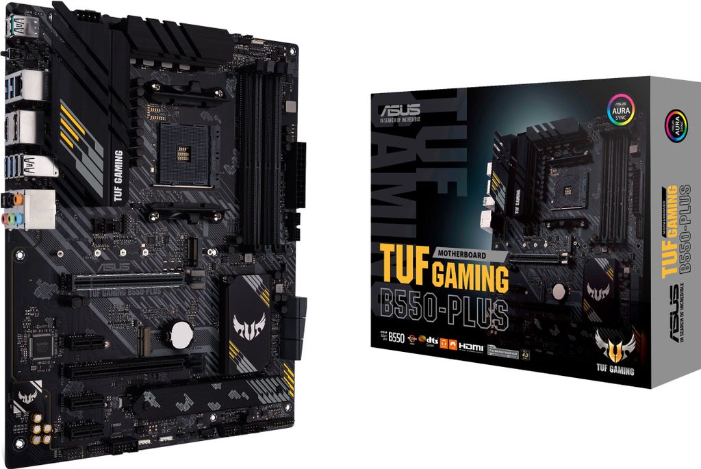 ASUS TUF Gaming B550-PLUS, AMD, Sockel AM4, AMD Ryzen 3000 Produktbild 