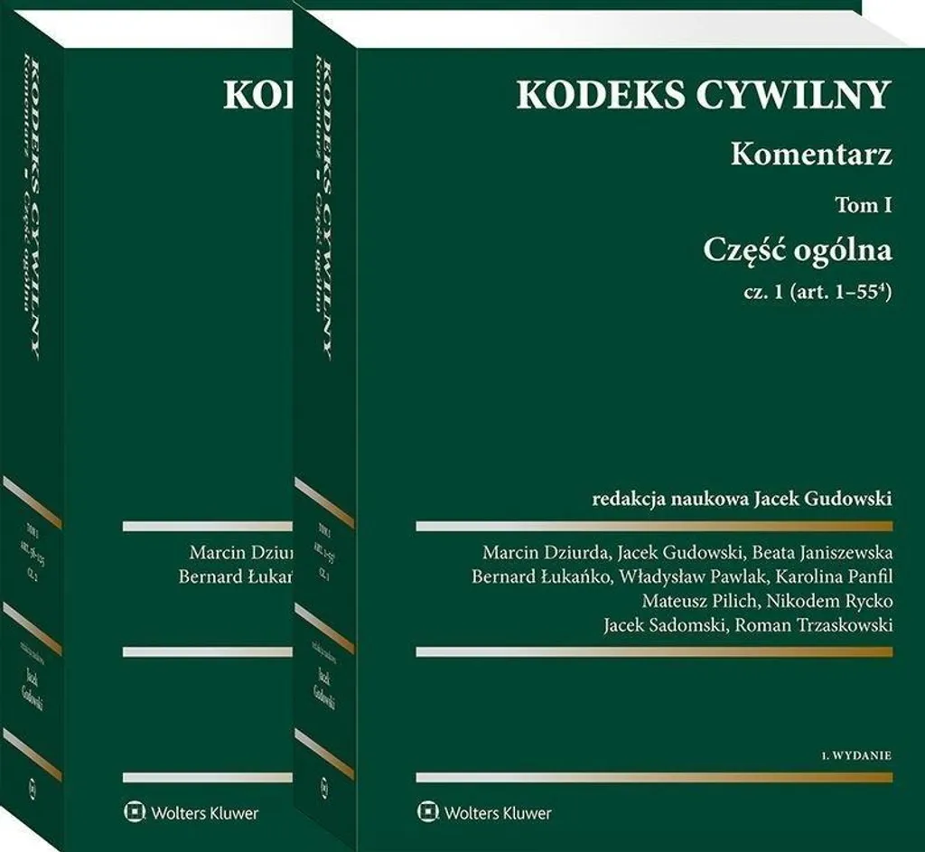 Kodeks cywilny T.1-2 Partie générale - Édition juridique intégrale