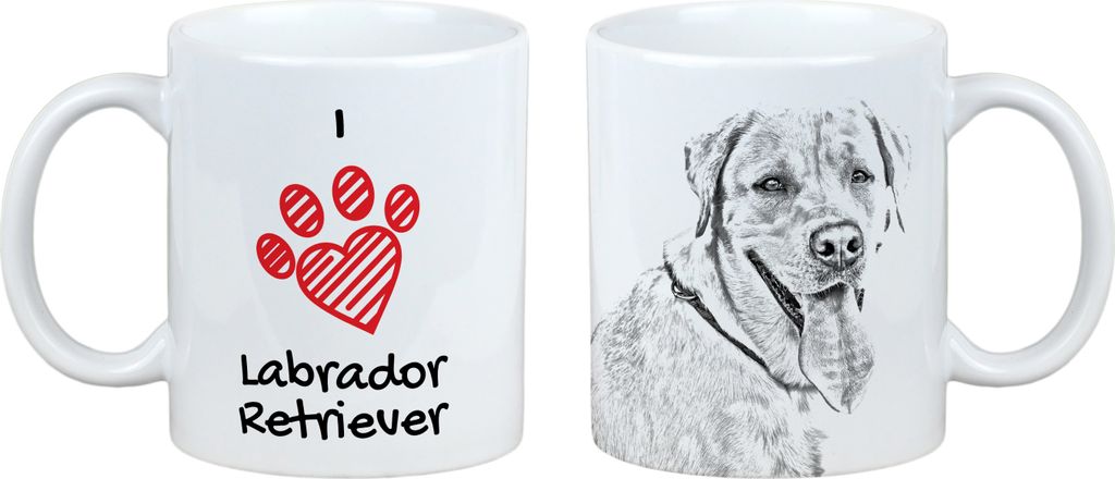 Labrador Retriever I - Tasse mit Hund, entzückende Tasse mit Grafik, Geschenk mit Ihrem Foto von der Marke Art-Dog