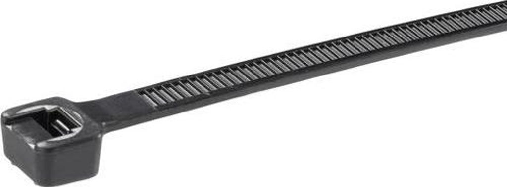 Panduit Cable Tie, 14.5"L (368mm), Intermediate, Weather Resistant, Black, 100pc, Schwarz, 36,8 cm