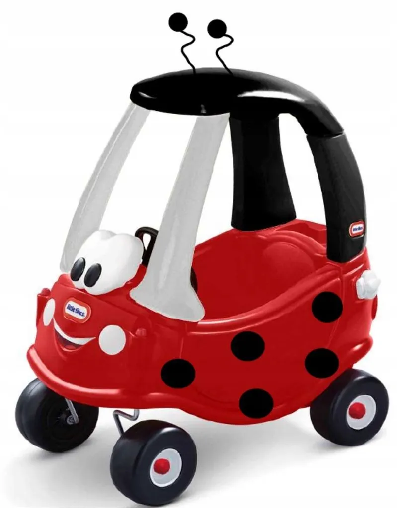 Jouet de jardin Cozy Coupe Ladybird - Voiture à pousser pour enfant 1-5 ans