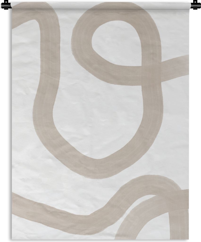 MuchoWow Wandteppich Wandbehang Abstrakt - Pastell - Design 90x120 cm Tapisserie Dekoration Wandtuch - Wanddeko