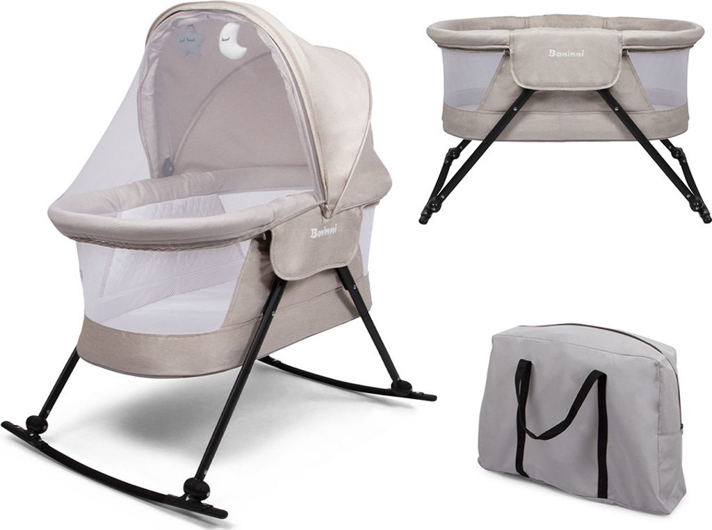 Baninni 3-in-1 Schaukelwiege Adora Sand