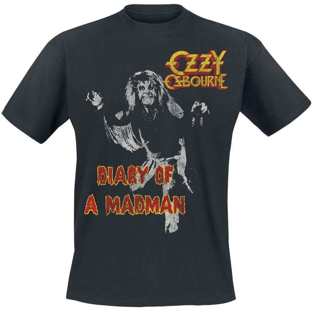 Ozzy Osbourne T-Shirt Herren Diary Tribute schwarz XXL