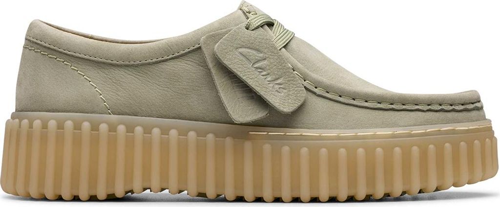 Clarks Torhill Bee 26181190 4, Schnürschuhe in Grün für Damen, Größe 36