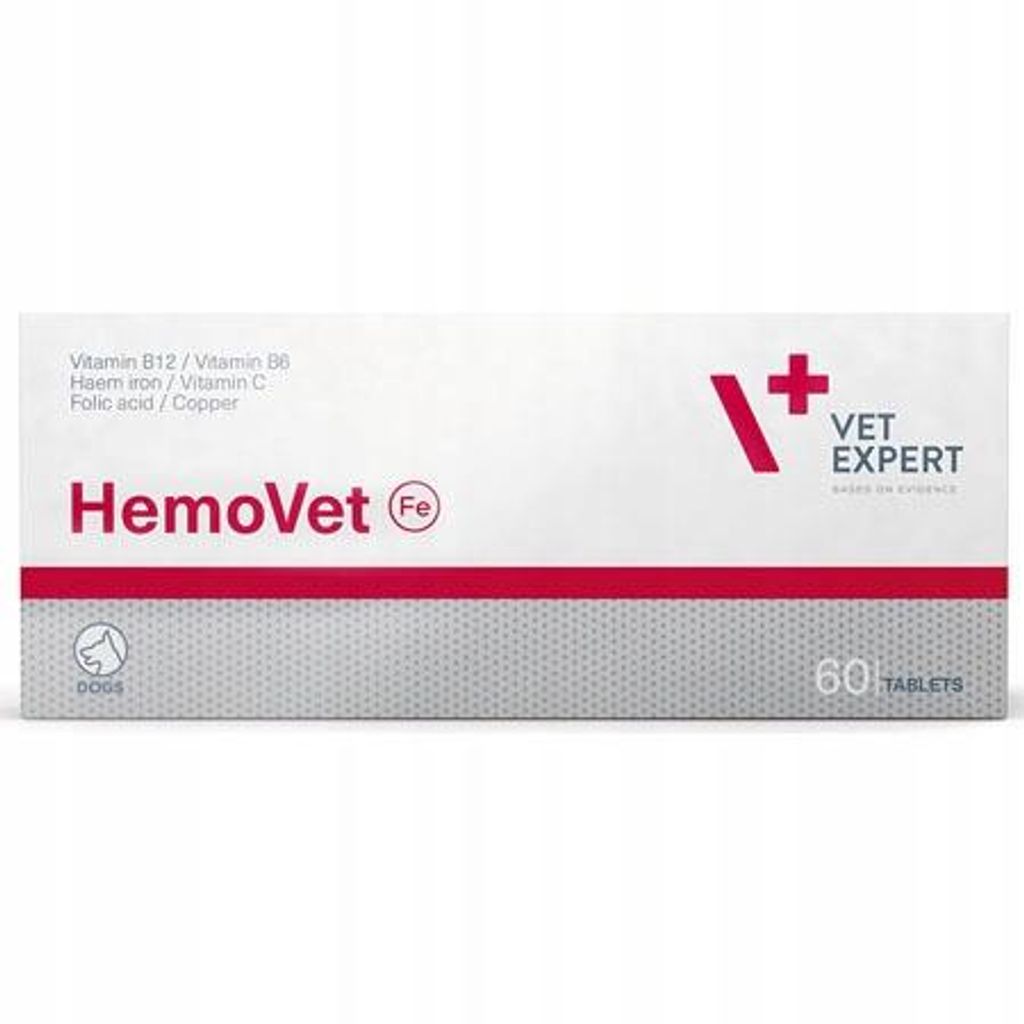 VETEXPERT HemoVet preparat dla psów z niedokrwistością 60 Zdjęcie produktu 