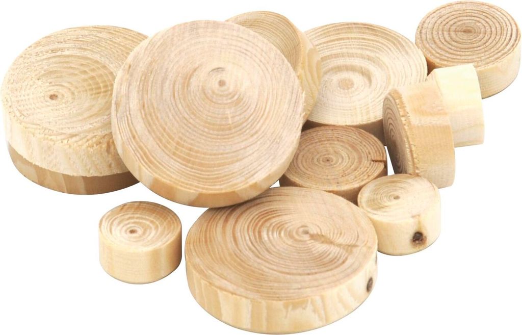 JOWE Astdübel - Fichtenäste, ø 35 mm, Höhe 9 mm, Inhalt 250 Stück