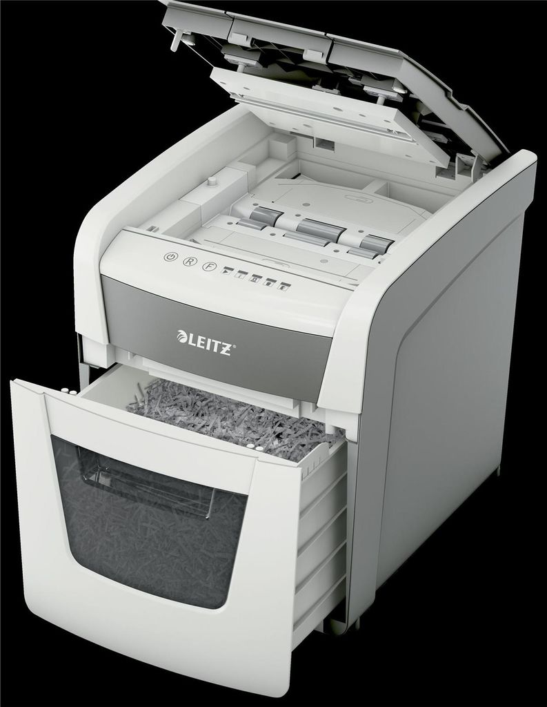 Leitz Autofeed 50X P4 Small Office, Kreuzschreddern, 22 cm, Produktbild 