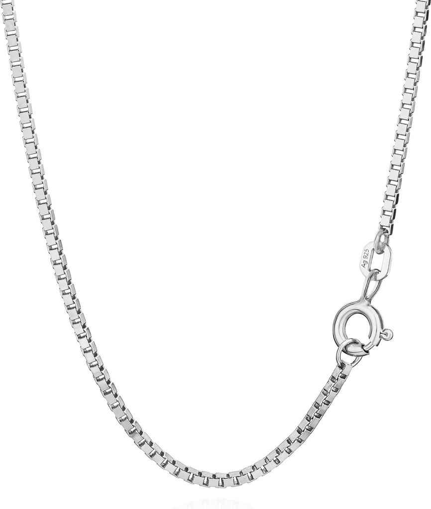 2x Venezia 1 Silber Kette 3634, 50cm Lang, 6g 1,4mm Breit Produktbild 