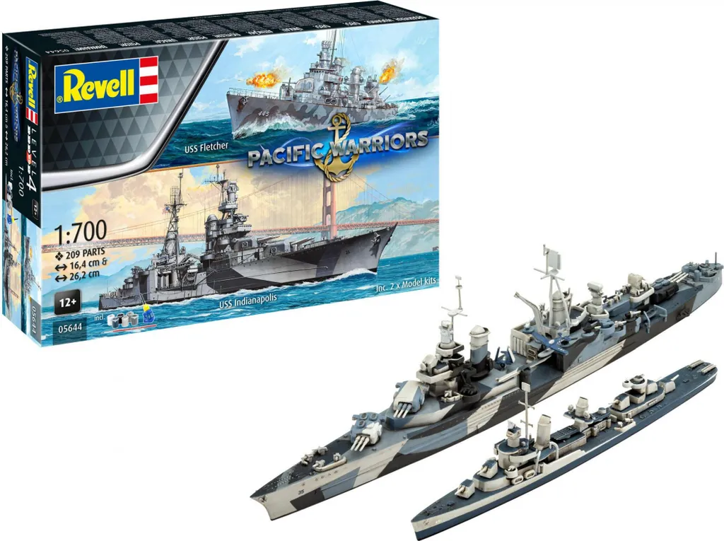 Maquette navale Revell complète Pacific Warriors pour débuter facilement