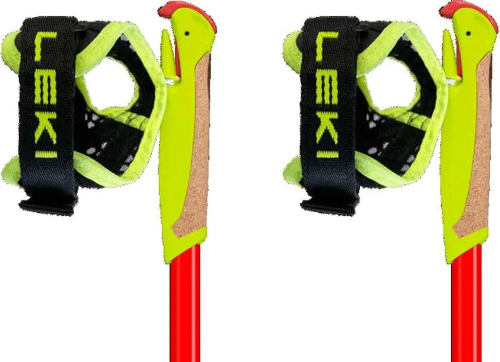 Leki Ultratrail FX Junior Bâtons de Trail en Carbone Rouge et Jaune - 7