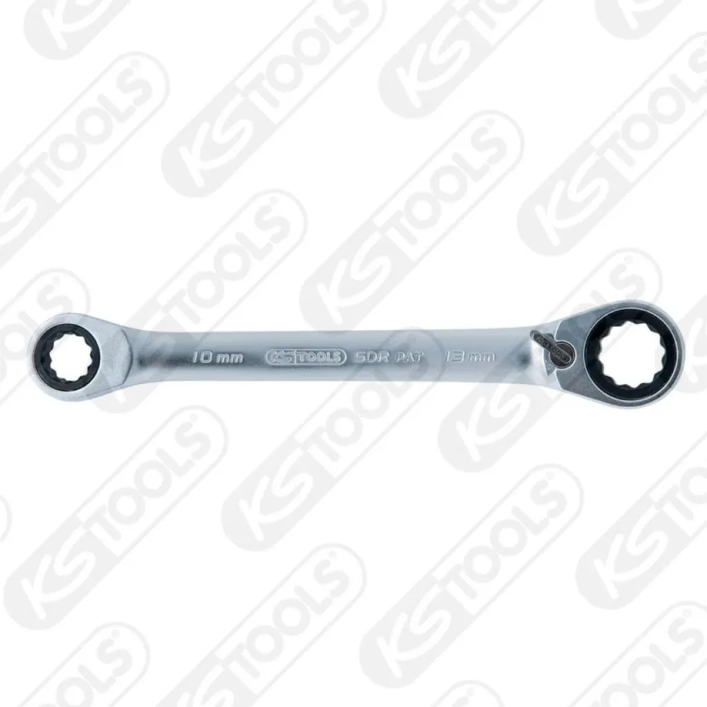 KS Tools GEARplus chiave a doppio anello, reversibile, 10x11mm, 503.4573