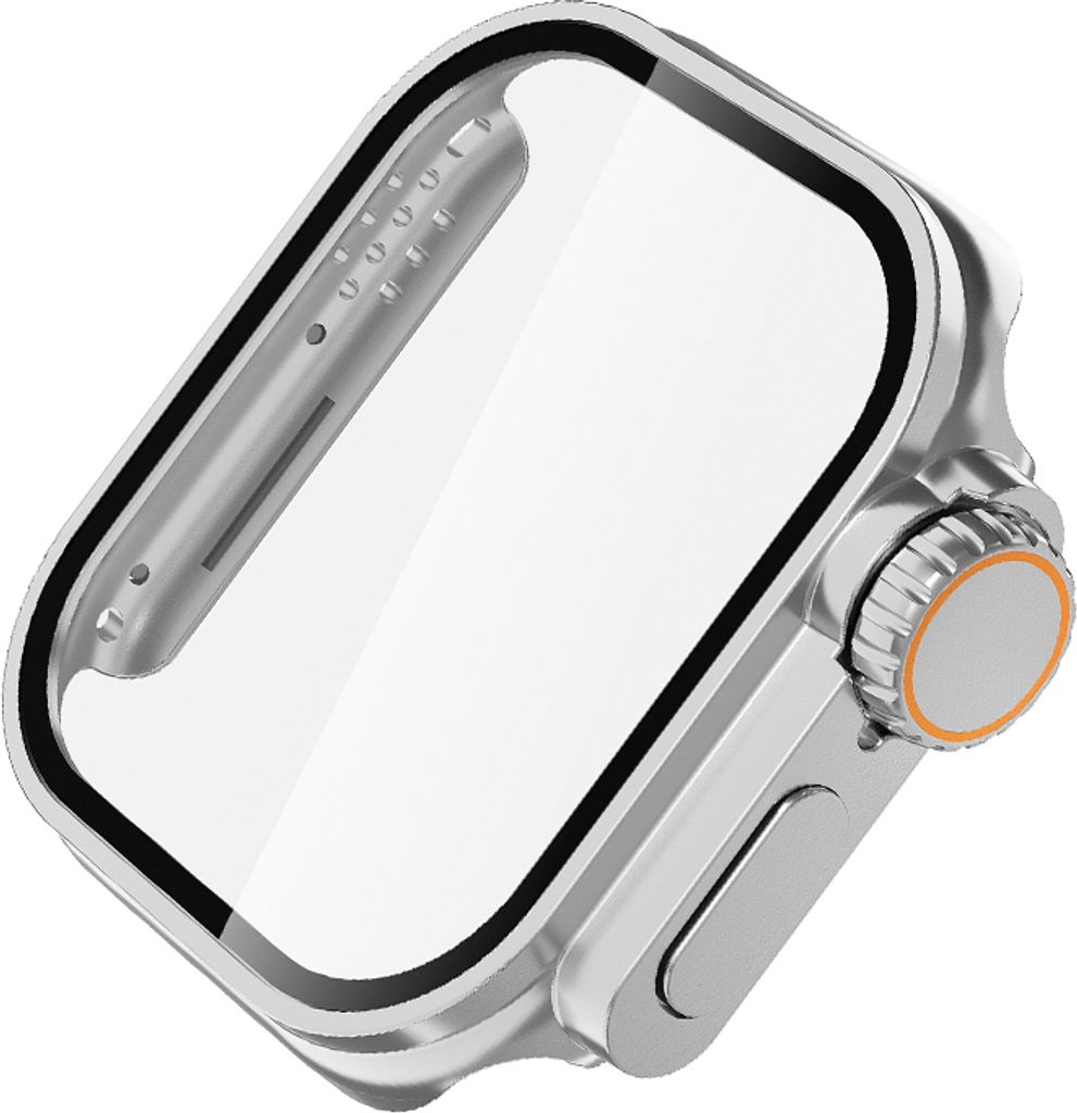 INF Verwandeln Sie Ihr Apple Watch-Gehäuse für einen Ultra-Look Silber 46 mm