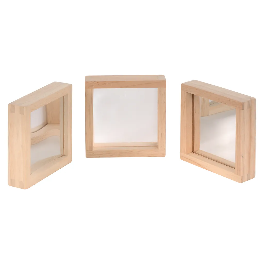 Blocs Multicolores Miroir Incassable - Set de 7 Éléments de Construction