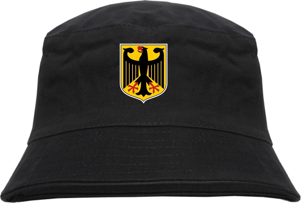 Deutschland Wappen Fischerhut - bedruckt - Bucket Hat Produktbild 