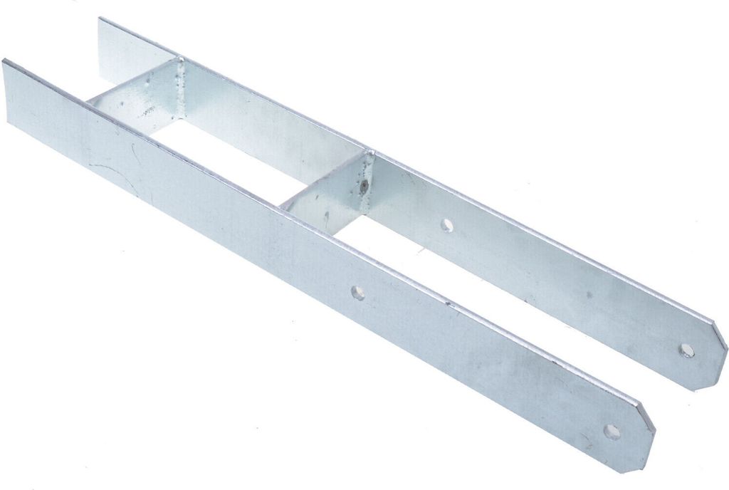 Aqbau Pfostenträger H-Anker H-Stützen Pfostenanker H Pro 90 x 600mm