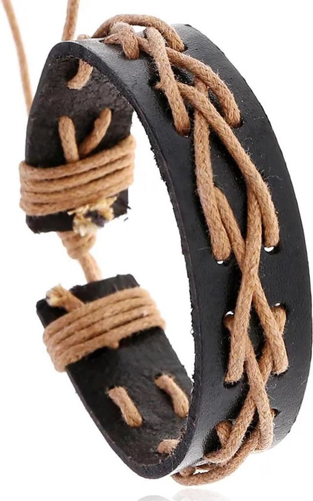 Ramiz Armband - Stilvolles Herrenarmband in Schwarz/Braun KP33213