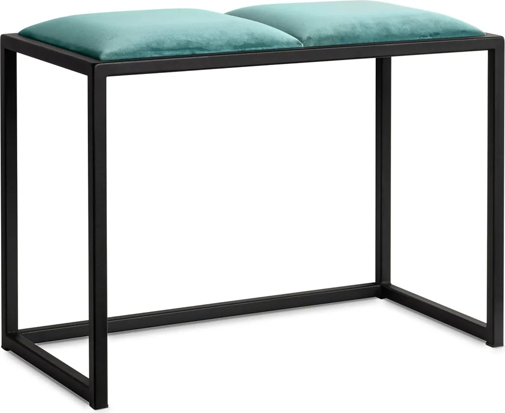 Dettagli Panca Blu Cielo 64,5 cm - Appendiabiti Loft Artigianale