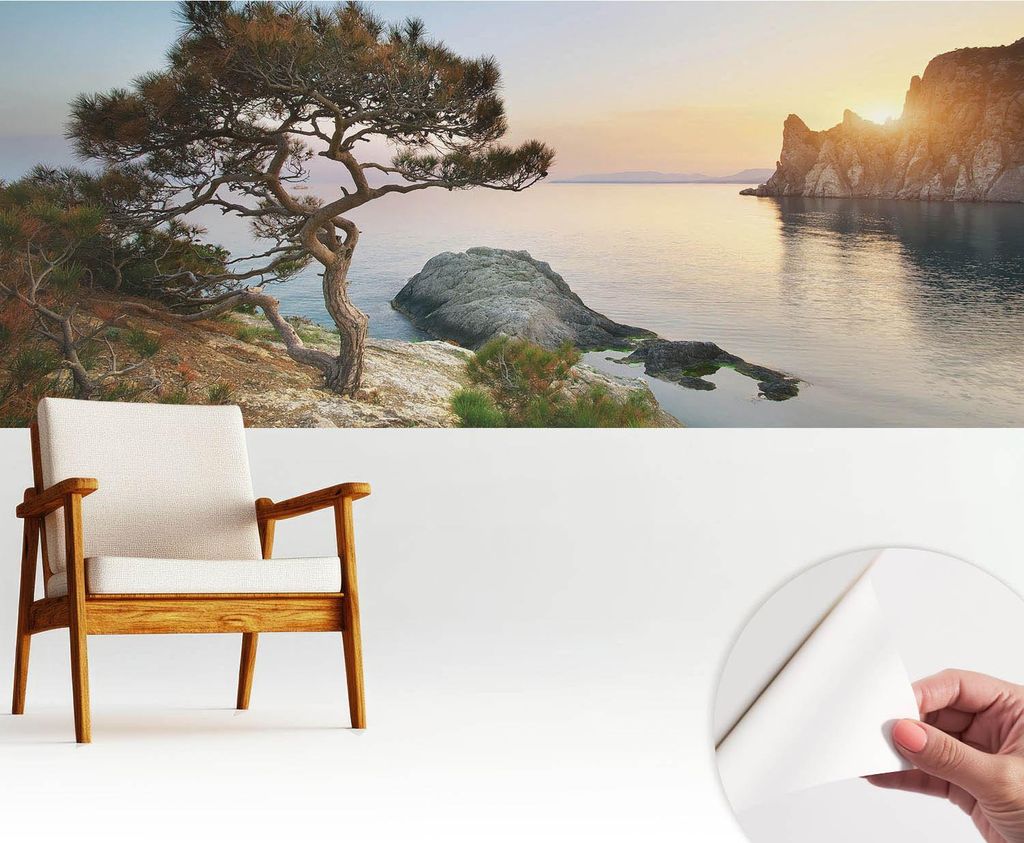 Fototapete selbstklebend - 250x104 cm - Tapete - Wandtapete - Wandbilder - Klebefolie - Dekofolie - Tapete Folie - Wand - Dekoration - Wohnzimmer -...
