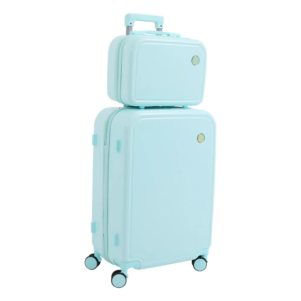 Ensemble Bagage à Main et Grande Valise Rigide - Duo Voyage et Beauté