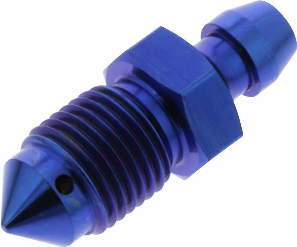 Vis de purge de frein Pro-Bolt M10 x 1.00 mm en Titane Grade 5 Bleu