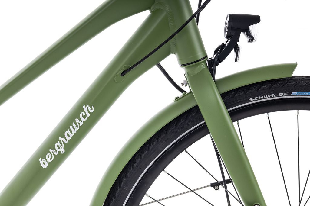 Bergrausch Hochwilde Trapez Trekkingrad farngrün 46 Produktbild 6