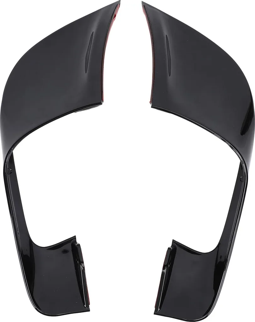 Déflecteurs d'air carénage YZF-R7 2020-2024 - Ailerons Noir Brillant