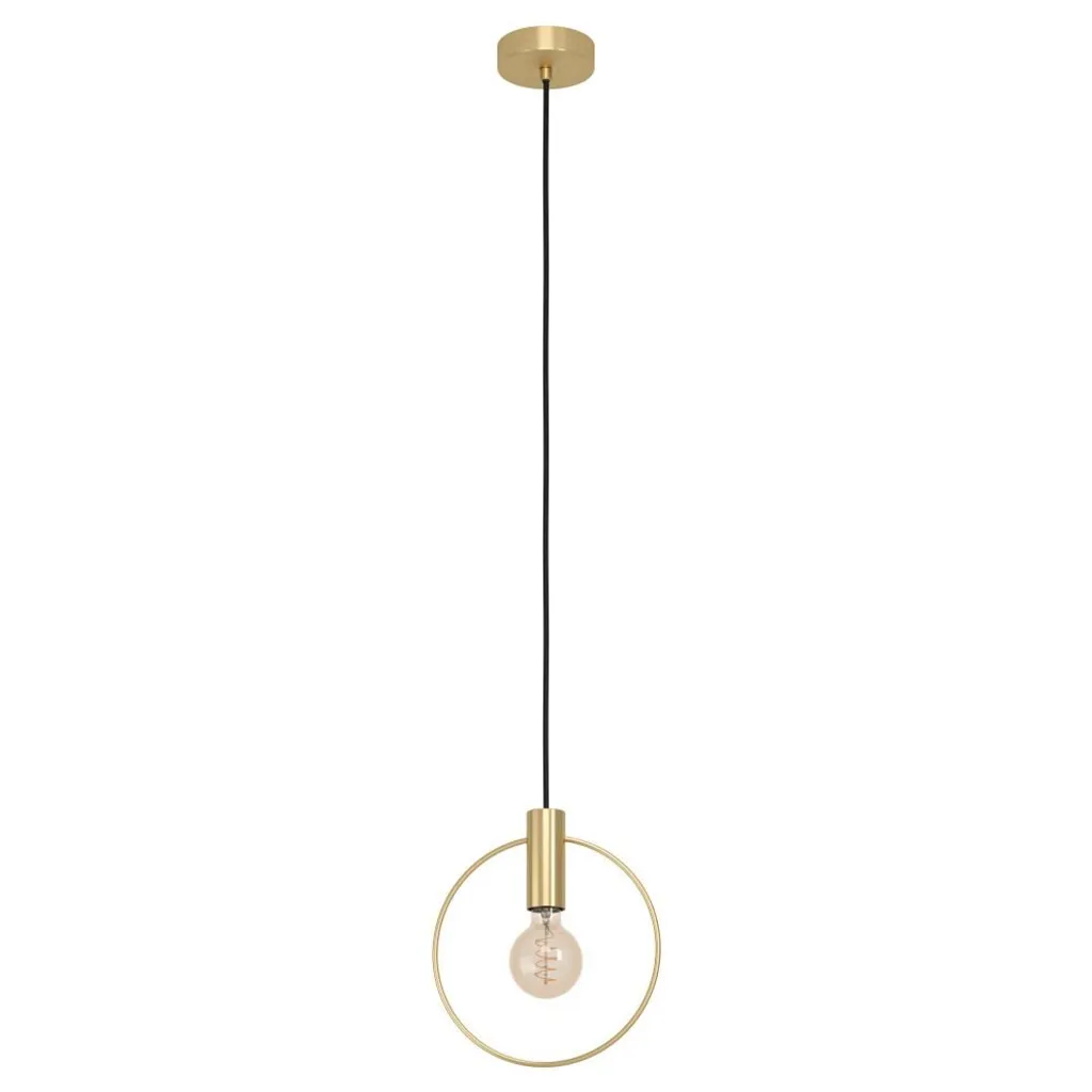 Eglo 98834 MANIZALES E27 lampada a sospensione 250x105mm ottone spazzolato