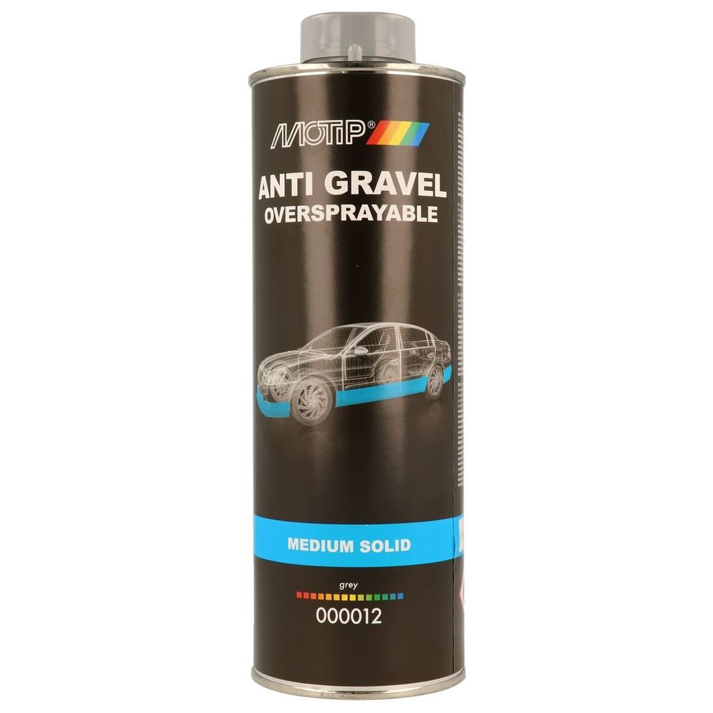 Motip Steinschlagschutz Medium Solid Grau Exzellente Haftung 1000ml