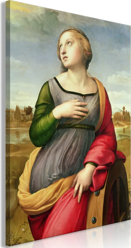 Raffaello Santa Caterina d'Alessandria 80x120 - Quadro Arredo Classico