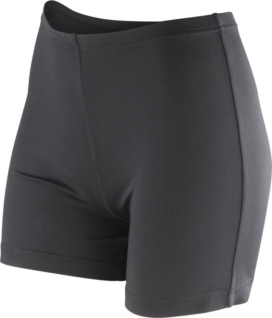 Spiro Damen Impact Softex Quick Dry Shorts PC2624 (2XL) (Schwarz)