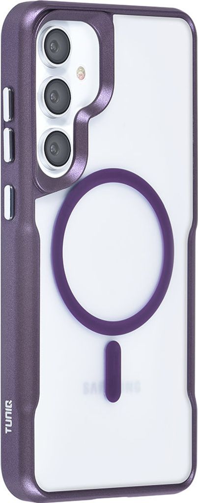 TUNIQ Galaxy S24 Plus Back cover case - Magsafe silicone - Purple