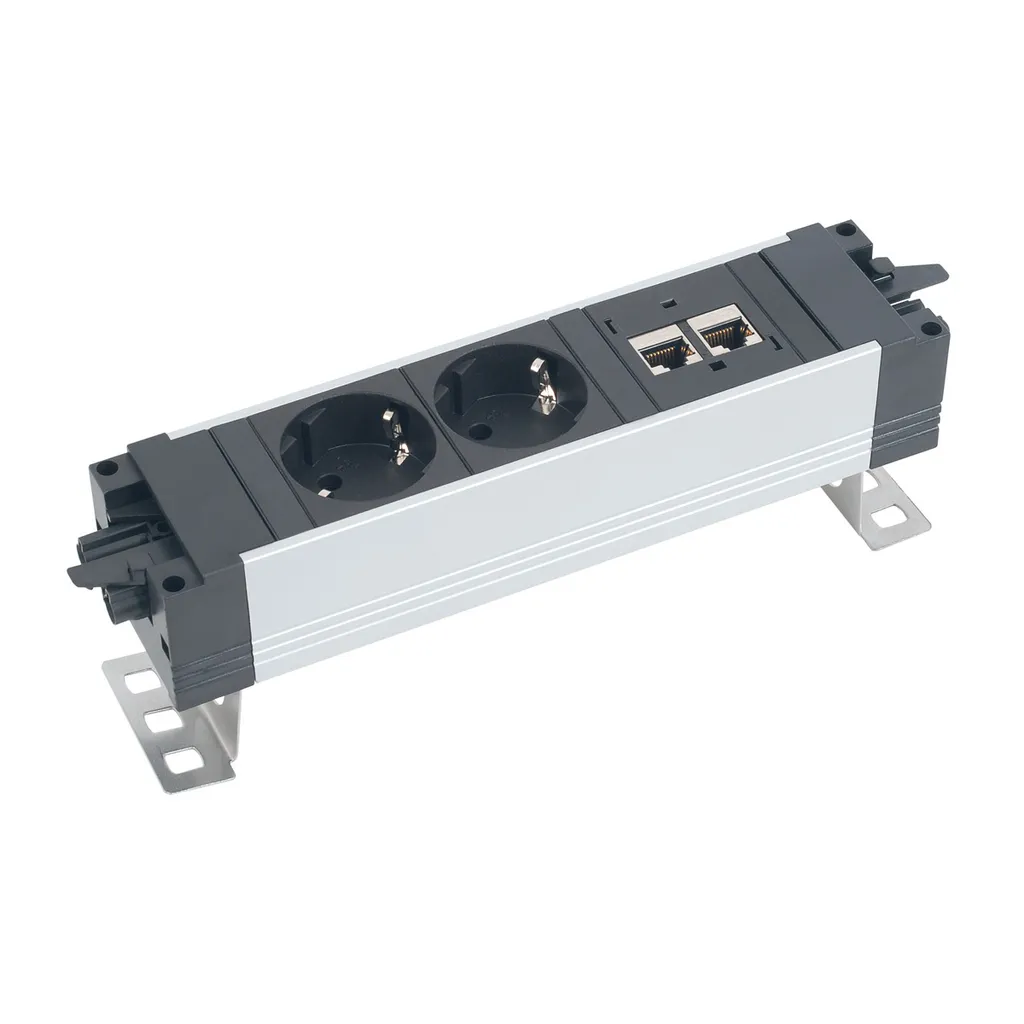 Fixer une multiprise BACHMANN STEP avec l'équerre inox de maintien - 3