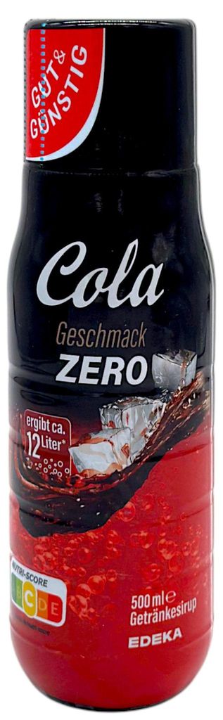 Gut & Günstig Sirup Cola Zero 500 ml Produktbild 