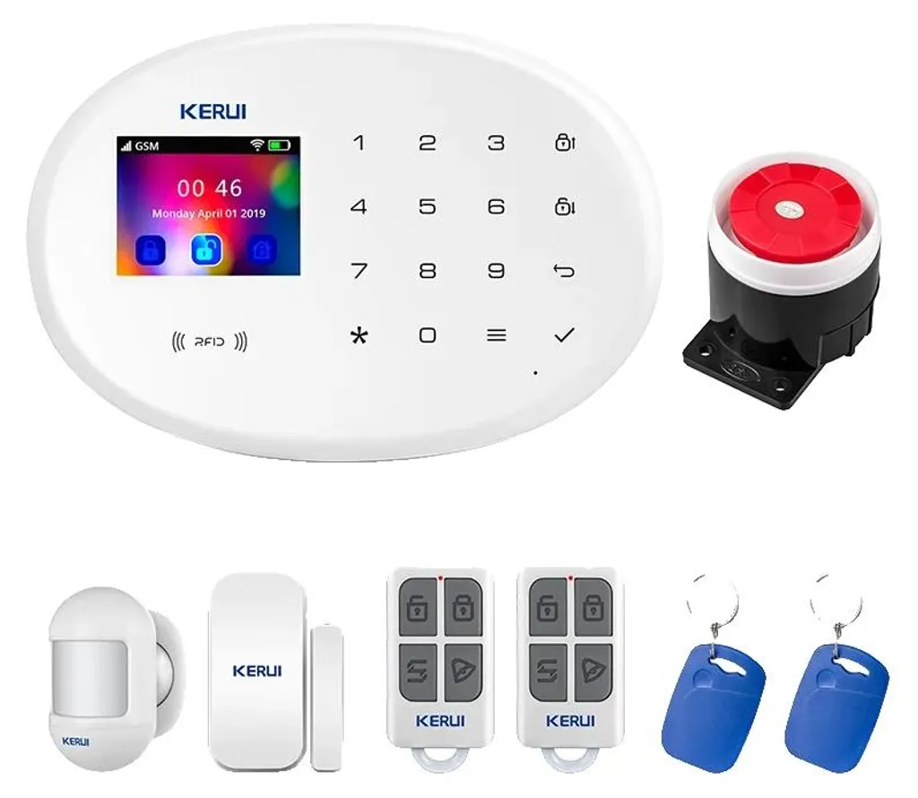 Alarme domestique intelligente multizone compatible prise européenne EU