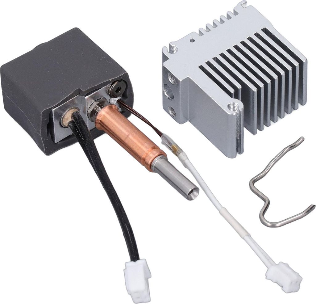 Hot-End-Druckkopf-Extruder-Kit mit gehärteter Stahldüse für Kobra 3 3D-Drucker – Ersatzteile
