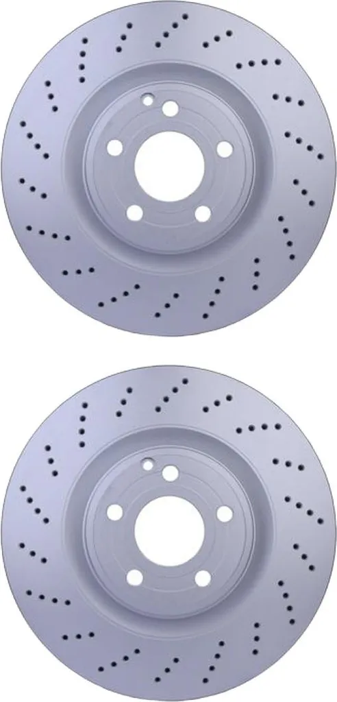 Disque de frein HELLA 8DD 355 126-381 haute teneur en carbone avant