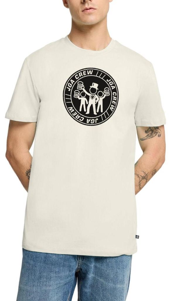 Spreadshirt JGA Männer | JGA Crew Männer Premium T-Shirt, 5XL, Naturweiß
