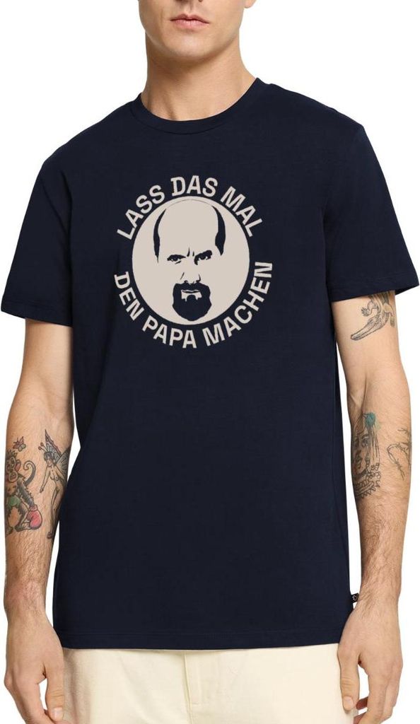 Spreadshirt Stromberg Lass Das Mal Den Papa Machen Männer Premium T-Shirt, XXL, Navy