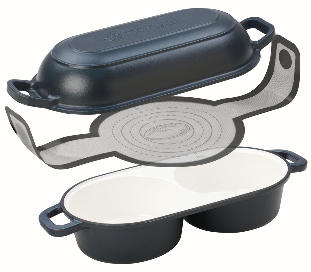Ensemble de moules à pain en fonte émaillée Mahlzeit, 5 Image du produit 