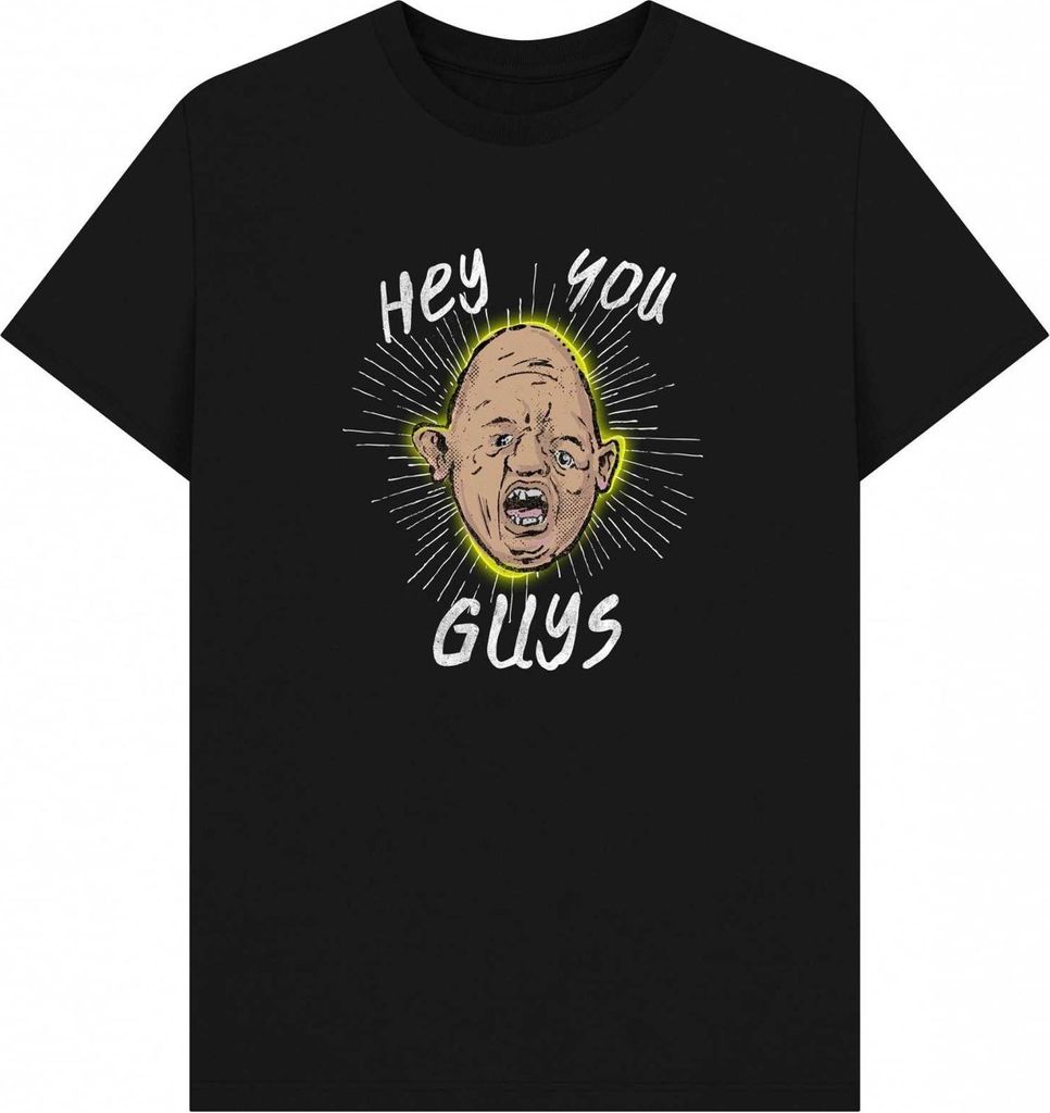 The Goonies - "Hey You Guys" T-Shirt für Herren/Damen Uni PN2082 (XXL) (Schwarz)