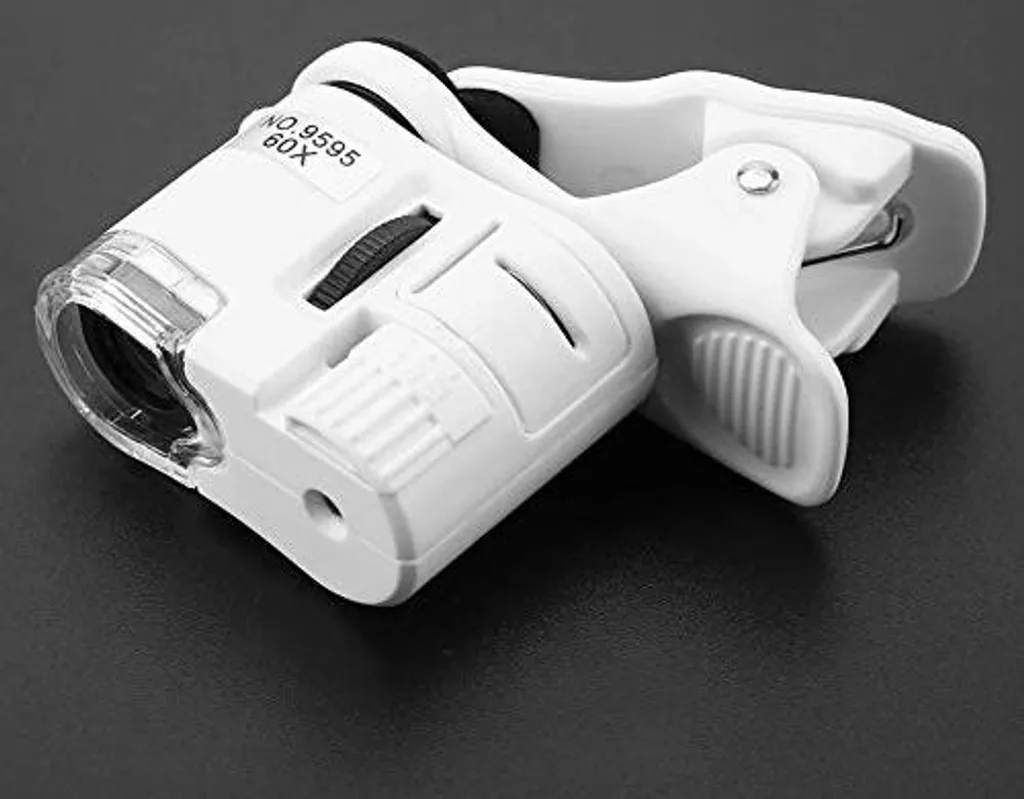 Microscopio Universale per Cellulare 60x con Luce UV e LED 9595W - 2