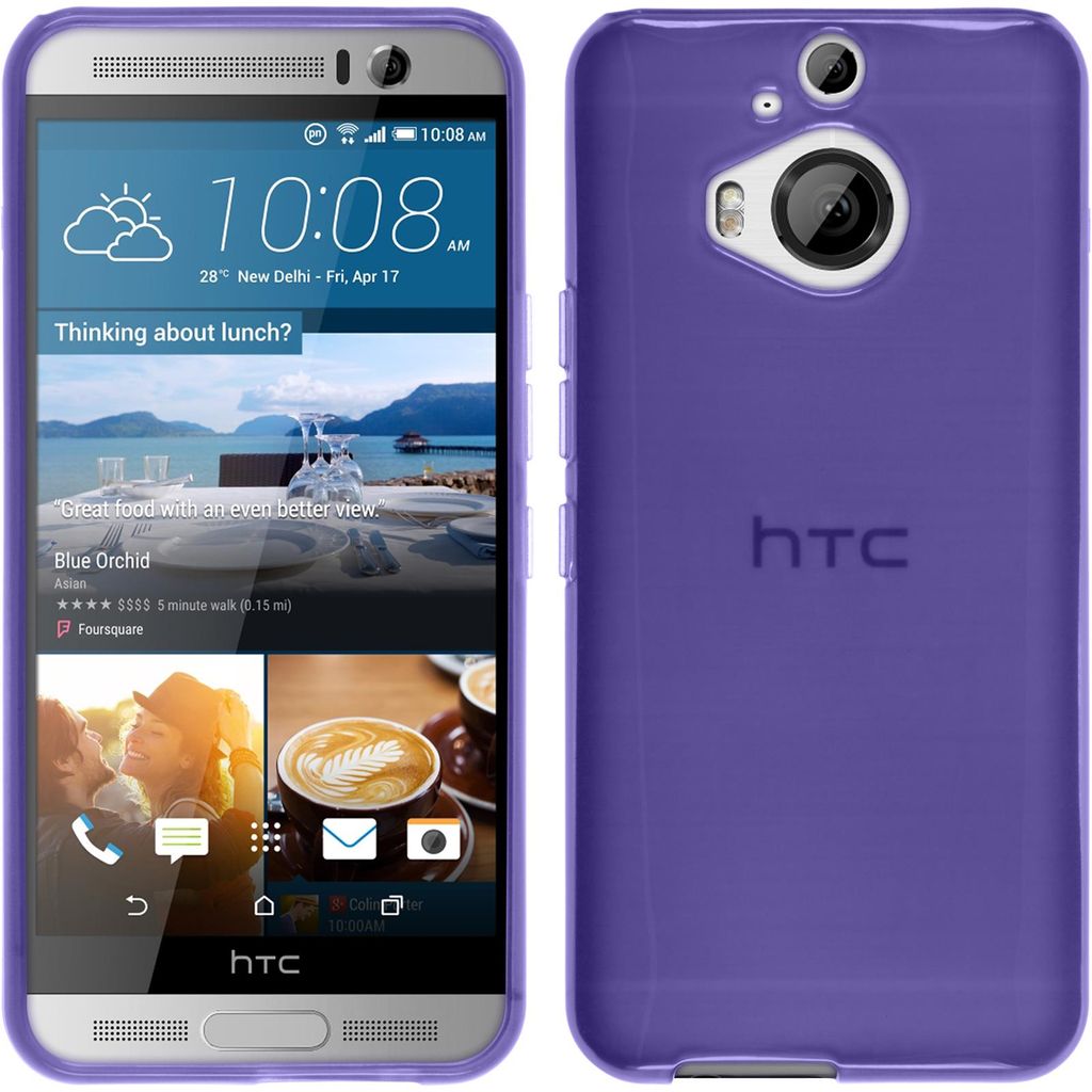 PhoneNatic Case kompatibel mit HTC One M9 Plus - lila Produktbild 