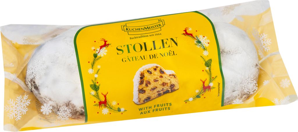 KuchenMeister Vánoční závin se sultánkami a moučkovým Obrázek produktu 