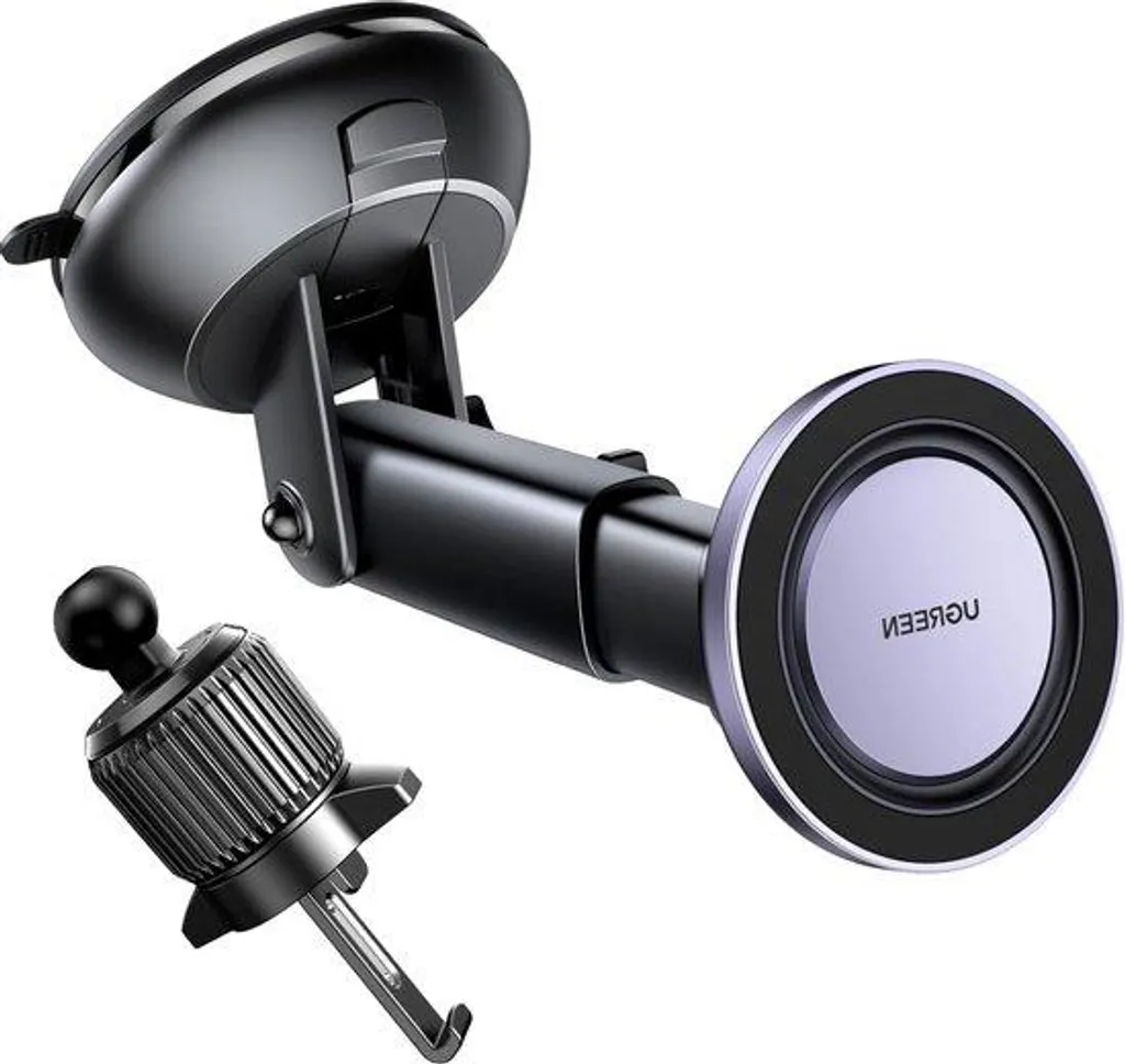 Fixation de téléphone pour voiture avec aimant puissant et rotule 360