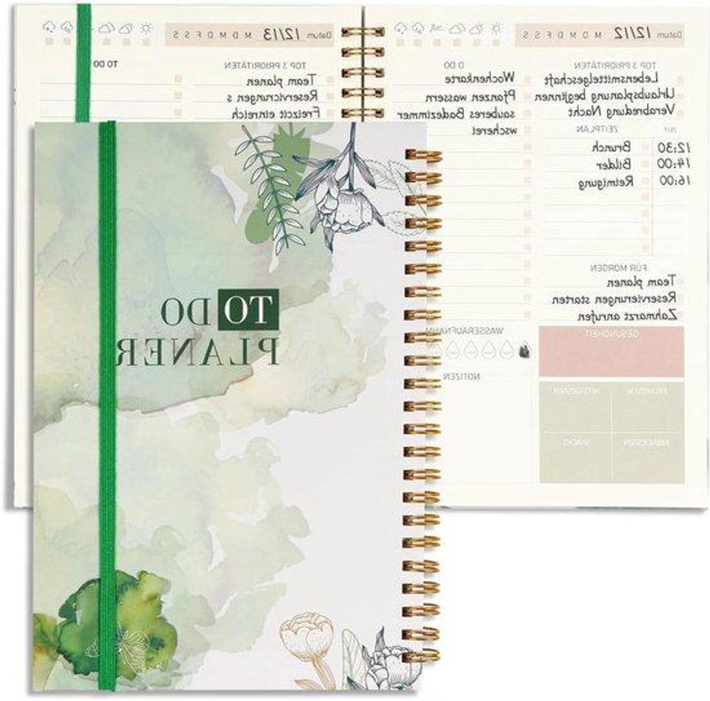 Tagesplaner Notizbuch A5 60 Seiten