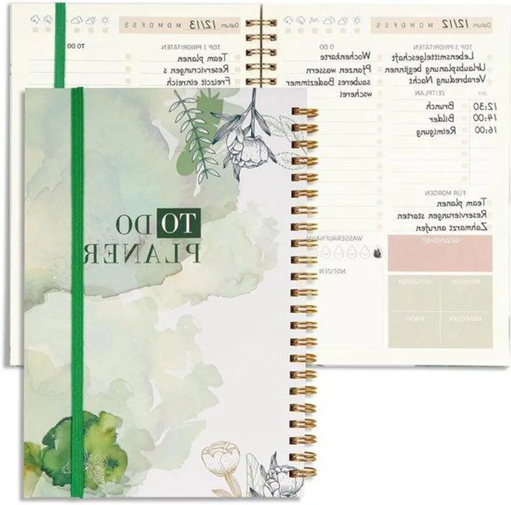 Agenda A5 ultra léger 60 pages avec papier premium pour écriture fluide