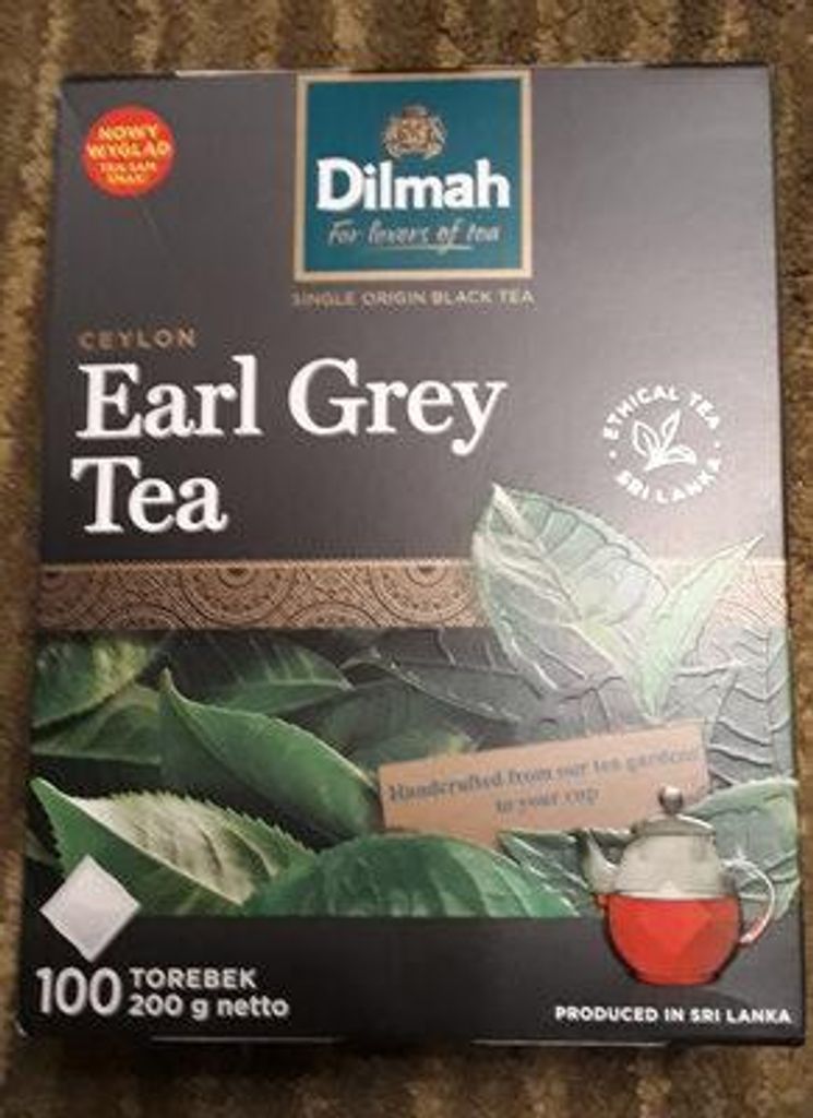 Dilmah Earl Grey 100 torebiek Obrázok produktu 