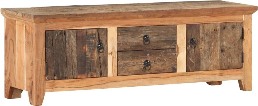 Maison Exclusive - TV-Schrank 120x30x40 cm Akazie und Recyceltes Massivholz
